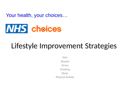 Lifestyle Improvement Strategies