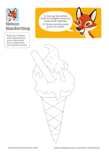summer handwriting activity sheets teaching resources