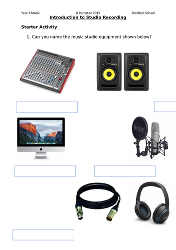 KS3 - Audio Sequencing & Editing SoW