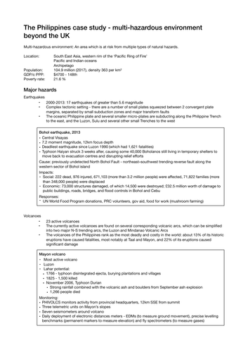 Multi hazard environment philippines picture