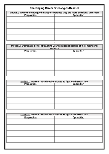 Challenging Careers Stereotypes - Lesson and Resources