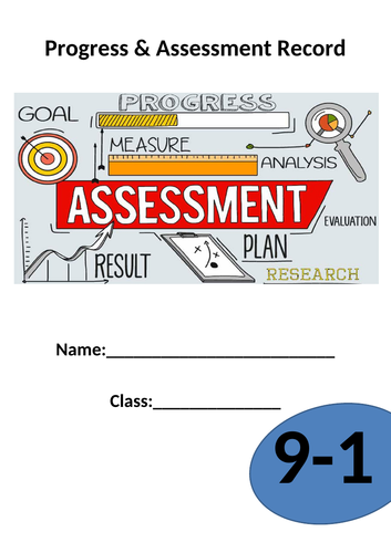 1-9 assessment sheet grades tracker science geography history record maths english