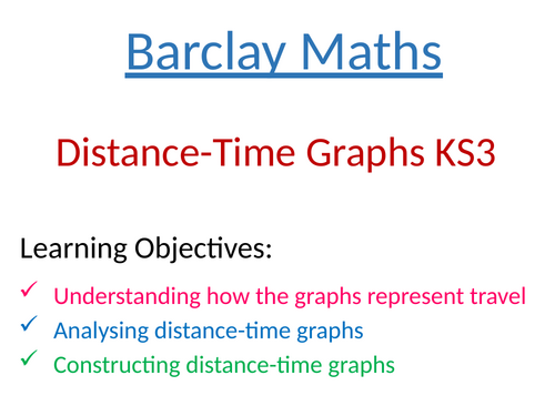 Distance-Time Graphs KS3