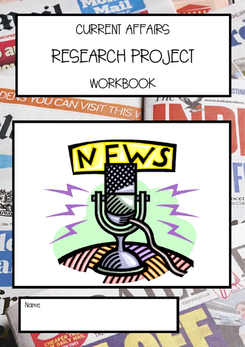 Current affairs research project workbook