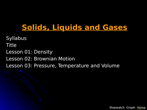 IGCSE Edexcel Physics P5 Solids Liquids and Gases Lesson and Questions