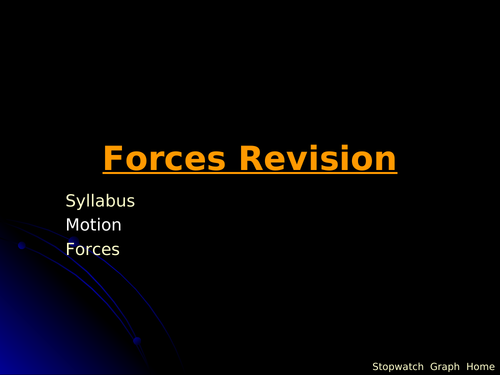 IGCSE Edexcel Physics P1 Forces and Motion Lesson and Questions ...