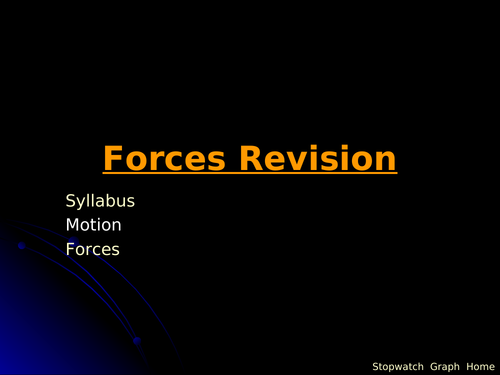 IGCSE Edexcel Physics P1 Forces and Motion Lesson and Questions
