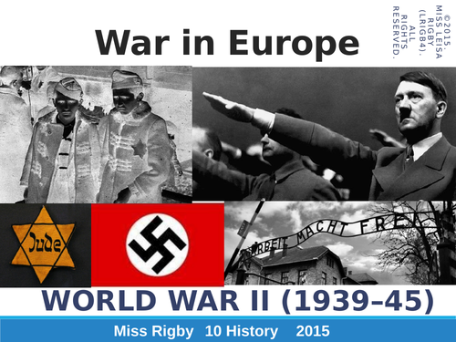 World War Two - The War in Europe