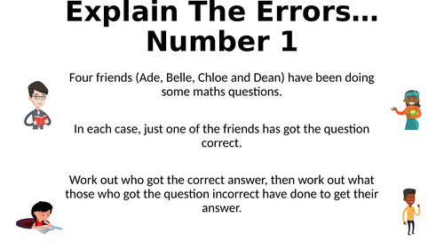 Explain The Errors - Number 1