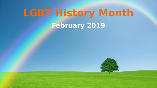 LGBT+ History Month - Assembly