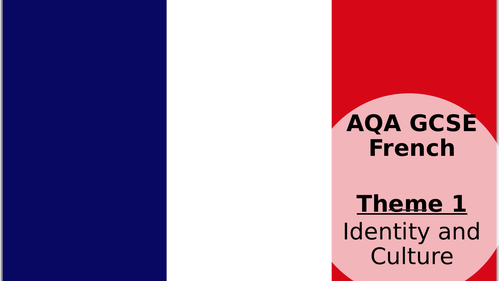 AQA French GCSE- Unit 1 Me, my family and friends