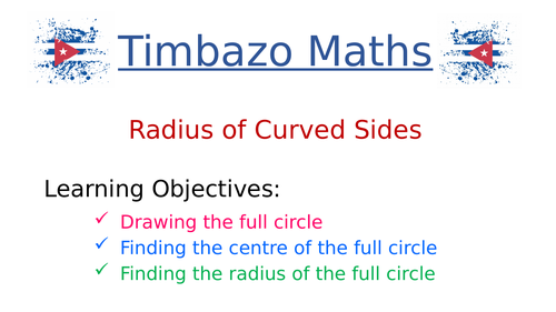 Finding the Radius of a Curved Side