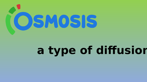 Introducing osmosis