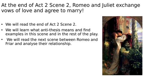 Love In Romeo And Juliet Teaching Resources