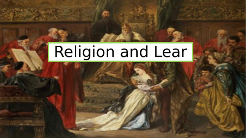 A series of lessons on whether King Lear is truly a pagan or a Christian play.