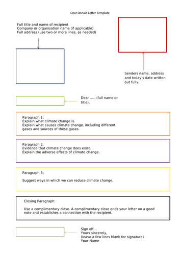Dear Donald - A Letter to President Trump [Climate Change]