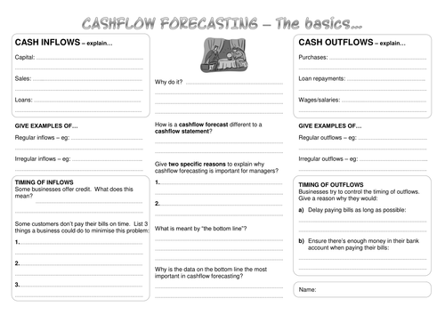 Cashflow Forecasting intro/summary