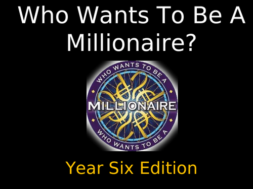 SATS revision - Who wants to be a millionaire