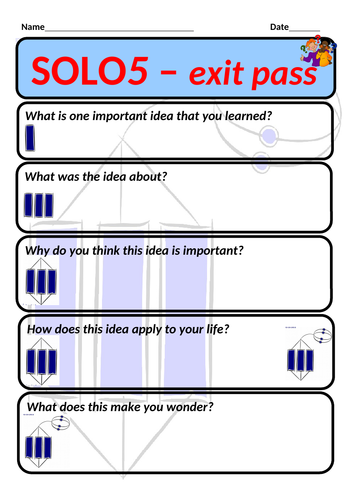 Exit pass - SOLO 5