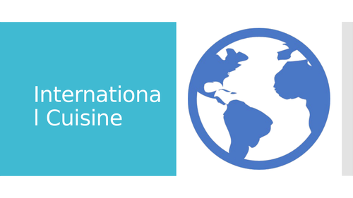 World/International Cuisine