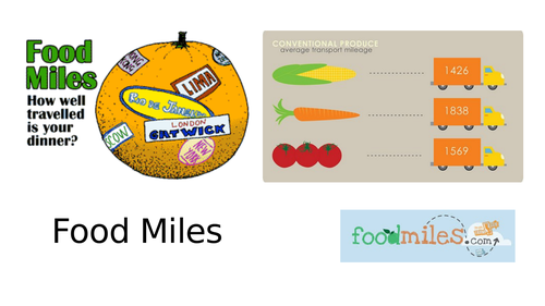 Food Miles Task