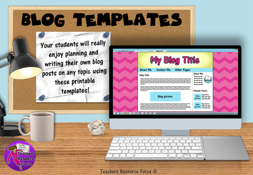 Blog Template Printables for any subject