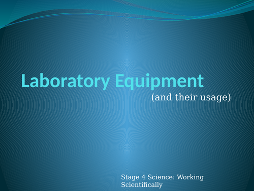 Introduction to Laboratory Equipment