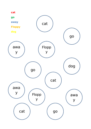 Stage 1 Oxford Reading Tree Books Activities
