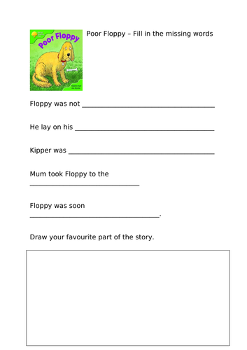 Stage 2 Oxford Reading Tree Comprehension Activities