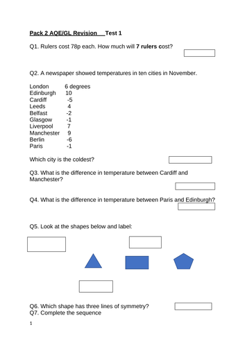 maths homework   age 10 and 11