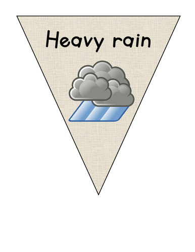Weather bunting