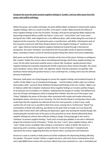 Power and conflict essay examples image