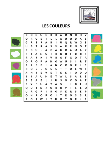 Early years French resources: colours