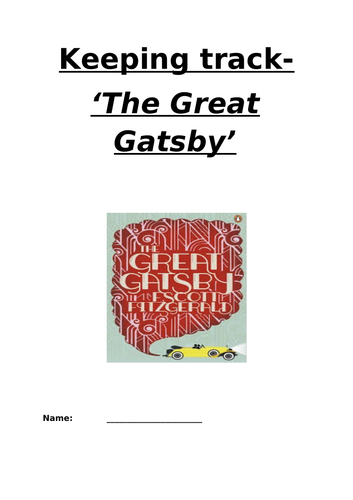 AQA ''The Great Gatsby'' Resources