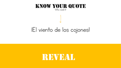 Volver (Know your quote free version)