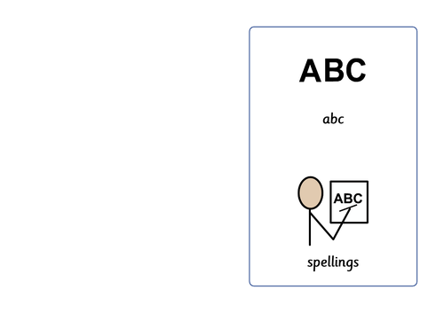 Three letter Alphabet words book!