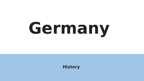 AQA GCSE History Germany powerpoint
