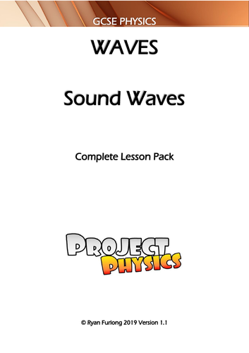 GCSE Physics Sound Waves Complete Lesson Pack (with Practical)