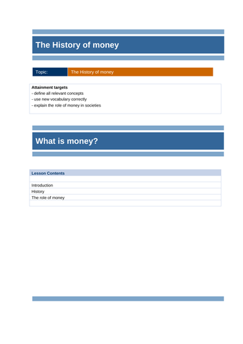 The History of Money