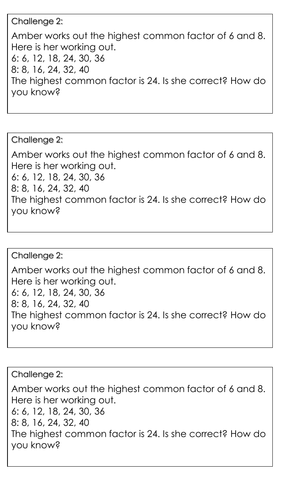 Year 6 Multiples