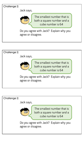 Year 6 Square and Cube Numbers