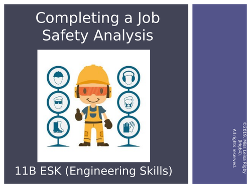 11 Engineering Skills (Metalwork) -  How to write a JSA (Job Safety Analysis)
