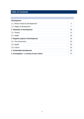 Introduction to Development Studies