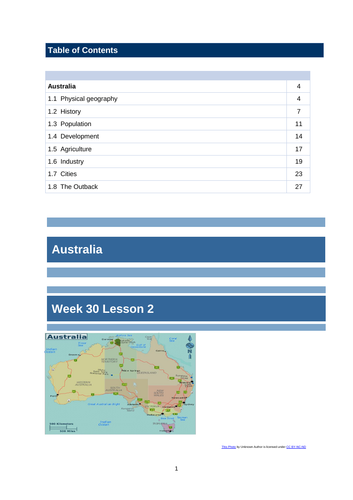 Australia - Regional Study