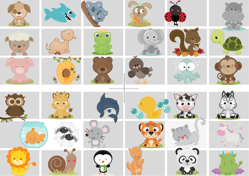 Spanish bundle (animals) (bingo, memory and dominoes) - Juegos en español (animales)