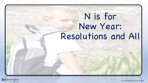 N is for New Year Resolutions and All