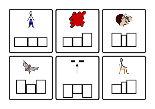 CVC words, spelling / writing practise / activity KS1 / SEN / ASD