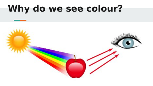 Why do we see colour