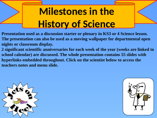 Milestones in Science
