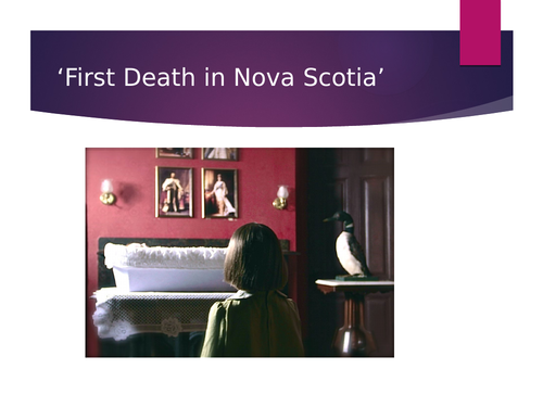 First Death in Nova Scotia Bishop